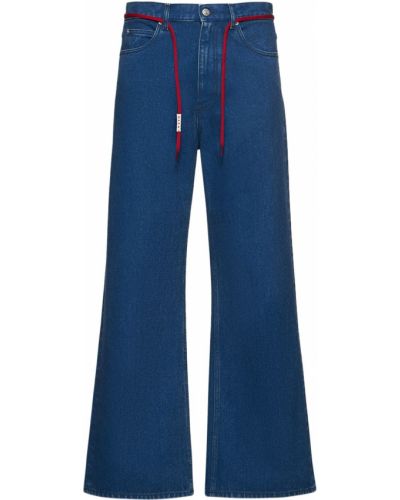 Bavlněné džíny Marni modré