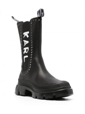 Chunky chelsea boots s potiskem Karl Lagerfeld
