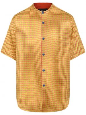 Jedwabna koszula Shanghai Tang żółta