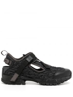 Vlnené sandále s potlačou Yume Yume čierna