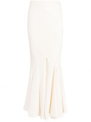 Plisovaná midi sukňa A.w.a.k.e. Mode biela