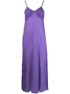 Bavlnené dlouhé šaty Gimaguas fialová