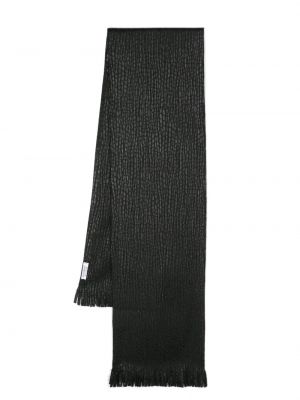 Fular de mătase Saint Laurent Pre-owned negru