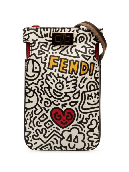Τσάντα τηλεφώνου Fendi Pre-owned λευκό