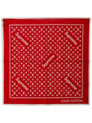 Шал Louis Vuitton червено