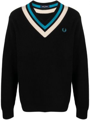 Puloverel cu broderie Fred Perry