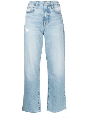 Høy midje jeans 7/8 Frame blå