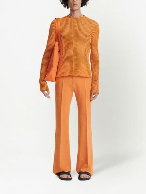 Bavlněný svetr Dion Lee oranžový