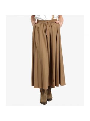 Falda larga Herno marrón