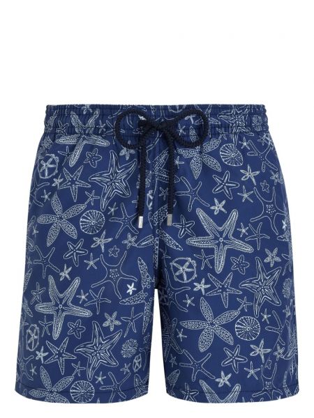 Pantaloni scurți cu imagine Vilebrequin albastru