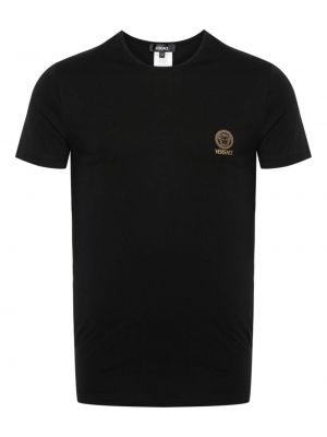 T-shirt en coton à imprimé Versace