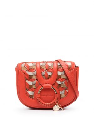 Usnjena crossbody torbica See By Chloe