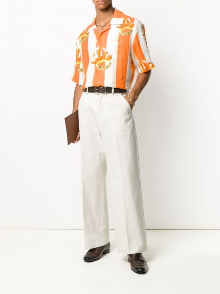 Camisa Casablanca naranja