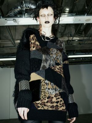 Sweter wełniany oversize Junya Watanabe