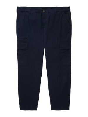 Pantaloni cu buzunare Tom Tailor Men + albastru
