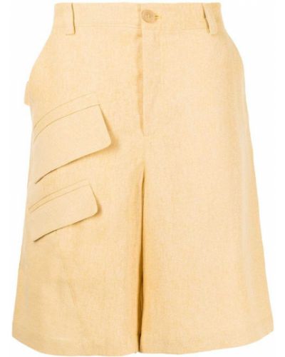 Pantalones cortos cargo Jacquemus amarillo