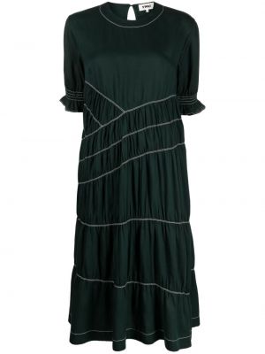 Sukienka midi z lyocellu Ymc zielona