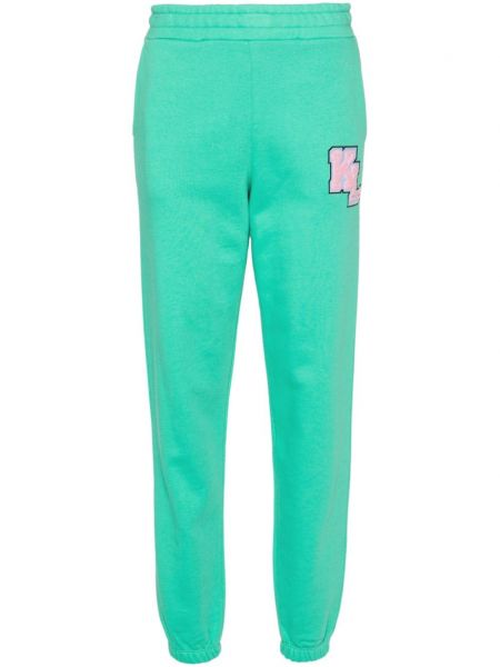 Pantalon avec applique Karl Lagerfeld vert