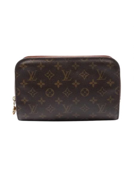 Retro leder tasche mit taschen Louis Vuitton Vintage braun