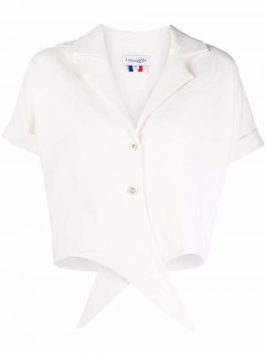 Camicia a maniche corte La Seine & Moi, bianco