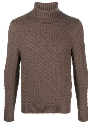 Chunky pulover Fedeli rjava