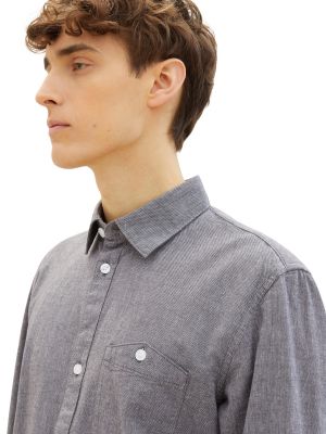 Camicia Tom Tailor Denim grigio