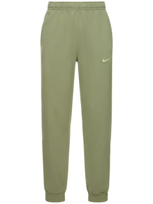 Pantalones de tejido fleece Nike verde