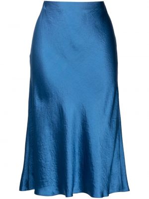 Σατέν φούστα Vince μπλε