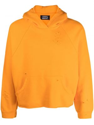 Sweter z przetarciami Liberal Youth Ministry pomarańczowy