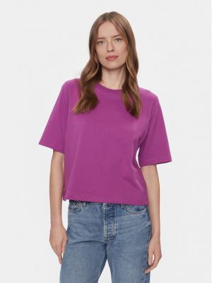 Marškinėliai United Colors Of Benetton violetinė