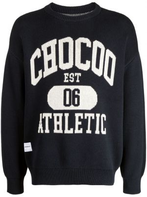 Пуловер с кръгло деколте Chocoolate черно