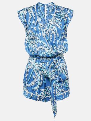 Ολόσωμη φόρμα με σχέδιο Poupette St Barth μπλε