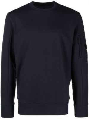 Sweatshirt mit rundhalsausschnitt C.p. Company blau