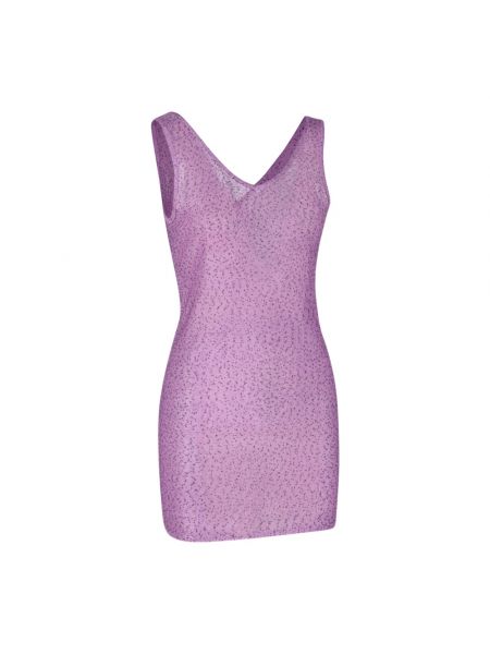 Mini vestido con lentejuelas sin mangas Remain Birger Christensen violeta
