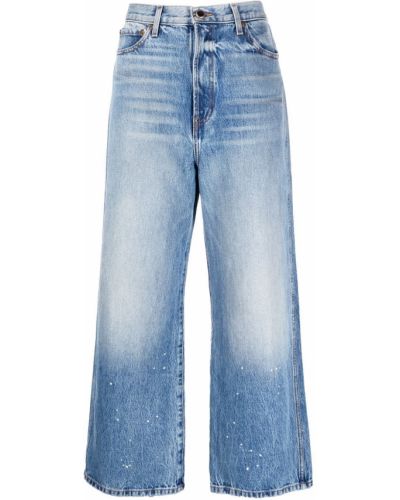 Jeans 7/8 Khaite blå