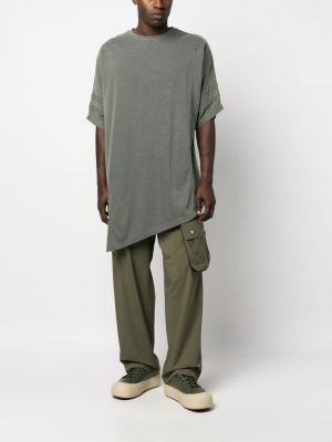 T-shirt en coton asymétrique A-cold-wall* vert