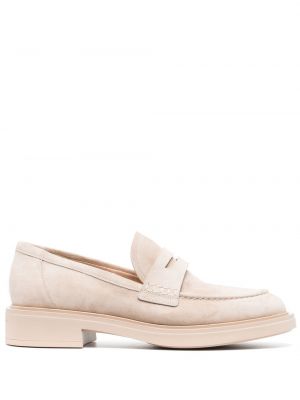 Loafers Gianvito Rossi μπεζ