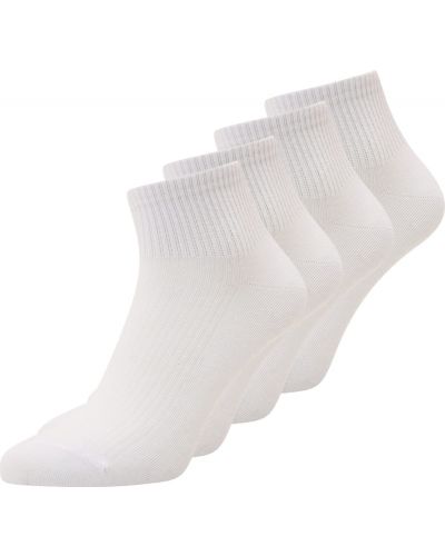Ponožky Lindex biela