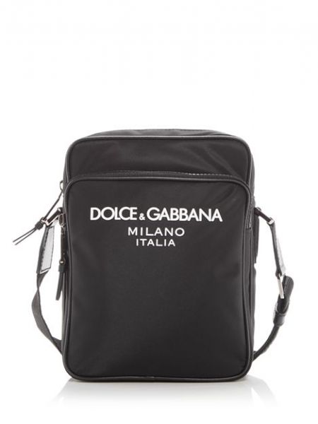 Нейлоновая сумка через плечо Dolce & Gabbana черная