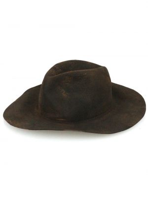 Relaxed вълнена шапка Yohji Yamamoto черно