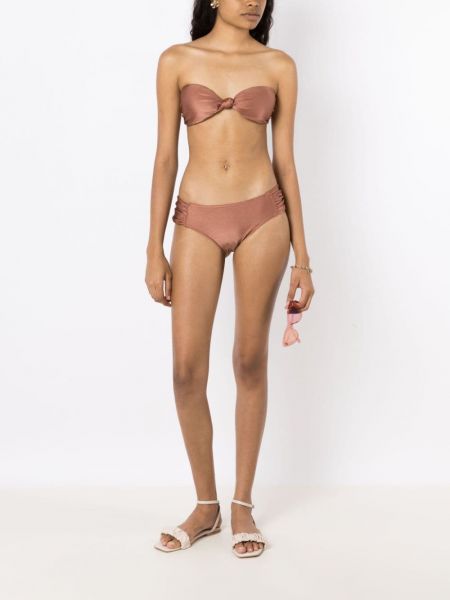 Bikini Adriana Degreas brązowy