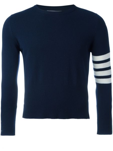 Jersey slim fit de tela jersey Thom Browne azul