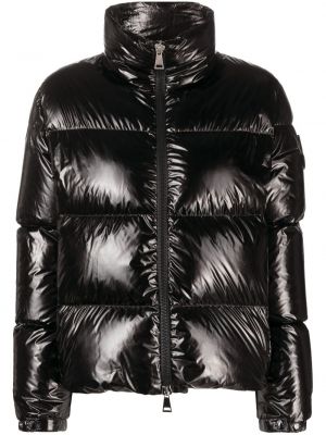 Kapitone ceket Moncler siyah