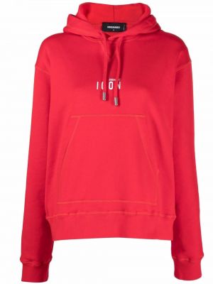 Hoodie Dsquared2 röd