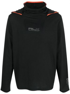 Hoodie med hög ringning Rlx Ralph Lauren svart