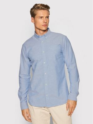 Marškiniai slim fit Jack&jones Premium mėlyna
