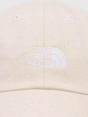 Kšiltovka s aplikacemi The North Face béžová