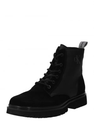 Треккинговые ботинки на шнуровке Calvin Klein черные