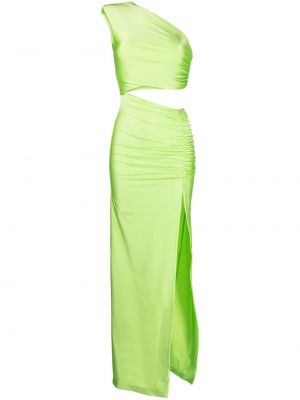 Прилепнала вечерна рокля Amen зелено