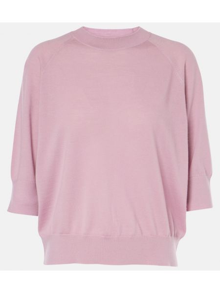 Uld top Dries Van Noten pink